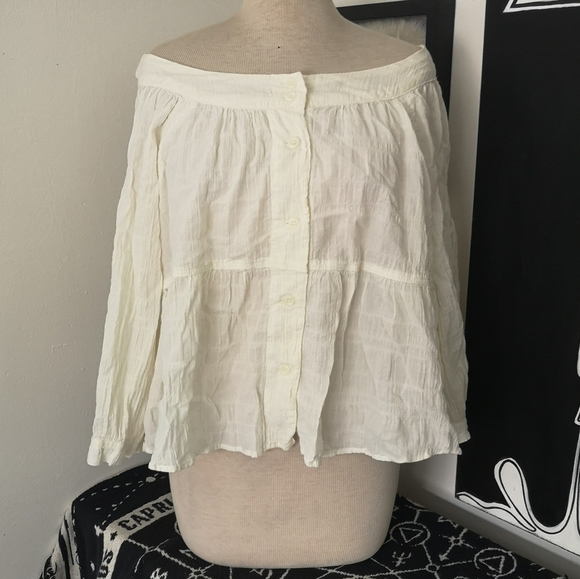 Free People Flowy Boho Hippie Summer Blouse - Picture 4 of 10